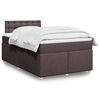 vidaXL &Kappa;&rho;&epsilon;&beta;ά&tau;&iota; Boxspring &mu;&epsilon; &Sigma;&tau;&rho;ώ&mu;&alpha; &Sigma;&kappa;&omicron;ύ&rho;&omicron; &Kappa;&alpha;&phi;έ 120x190 &epsilon;&kappa; &Upsilon;&phi;&alpha;&sigma;&mu;ά&tau;&iota;&nu;&omicron;
