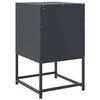 vidaXL Κομοδίνο Ανθρακί 36 x 39 x 60,5 εκ. Ατσάλινο