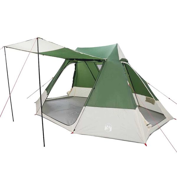 vidaXL Σκηνή Camping Πράσινο 482 x 360 x 227 εκ Πολυεστέρας