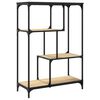 vidaXL Βιβλιοθήκη Sonoma Δρυς 81 x 36 x 115 εκ. Επεξεργ. Ξύλο / Ατσάλι