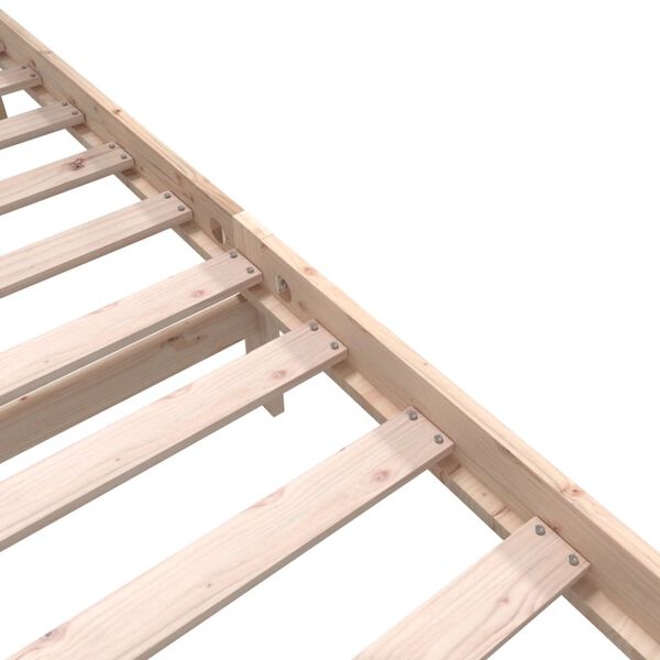 vidaXL Πλαίσιο Κρεβατιού 200 x 200 εκ. από Μασίφ Ξύλο Πεύκου