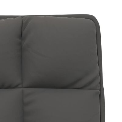 vidaXL Πολυθρόνα με Μεταλλικό Σκελετό Σκούρο Γκρι από Βελούδο