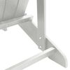 vidaXL Έπιπλα Χαλάρωσης Κήπου 3 pcs Λευκό 38 x 38 x 46cm Πολυαιθυλένιο