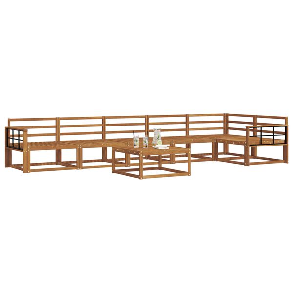 vidaXL &Sigma;&epsilon;&iota;&rho;ά &Kappa;&alpha;&nu;&alpha;&pi;έ &Epsilon;&xi;&omega;&tau;&epsilon;&rho;&iota;&kappa;&omicron;ύ 7 pcs &Phi;&upsilon;&sigma;&iota;&kappa;ό &Sigma;&tau;&epsilon;&rho;&epsilon;ό &Xi;ύ&lambda;&omicron; &Alpha;&kappa;&alpha;&kappa;ί&alpha;&sigmaf;