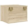 vidaXL Κομοδίνο Χρώμα Sonoma Δρυς 40 x 30 x 30 εκ. από Μοριοσανίδα
