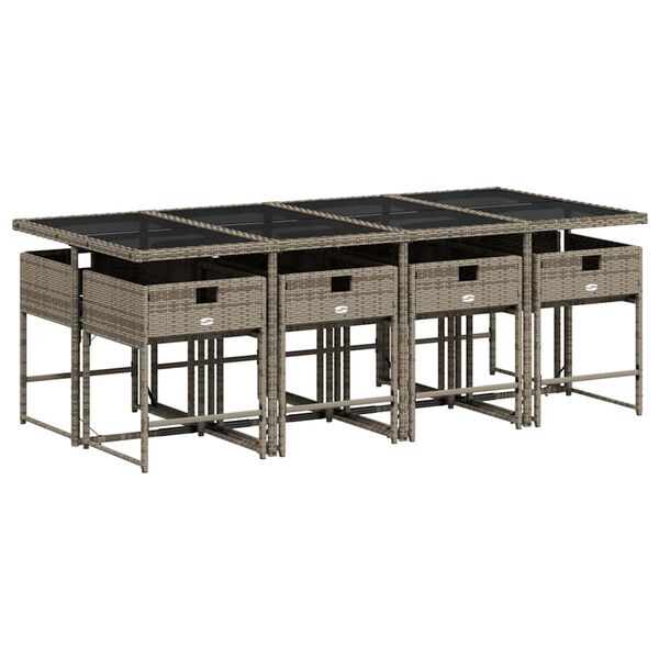 vidaXL &Sigma;&epsilon;&tau; &Tau;&rho;&alpha;&pi;&epsilon;&zeta;&alpha;&rho;ί&alpha;&sigmaf; &Kappa;ή&pi;&omicron;&upsilon; 9 &tau;&epsilon;&mu;. &Gamma;&kappa;&rho;&iota; &Sigma;&upsilon;&nu;&theta;. &Rho;&alpha;&tau;ά&nu; &mu;&epsilon; &Mu;&alpha;&xi;&iota;&lambda;ά&rho;&iota;&alpha;