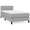 vidaXL &Kappa;&rho;&epsilon;&beta;ά&tau;&iota; Boxspring &mu;&epsilon; &Sigma;&tau;&rho;ώ&mu;&alpha; &Alpha;&nu;&omicron;&iota;&chi;&tau;ό &Gamma;&kappa;&rho;&iota; 90x190 &epsilon;&kappa;. &Upsilon;&phi;&alpha;&sigma;&mu;ά&tau;&iota;&nu;&omicron;