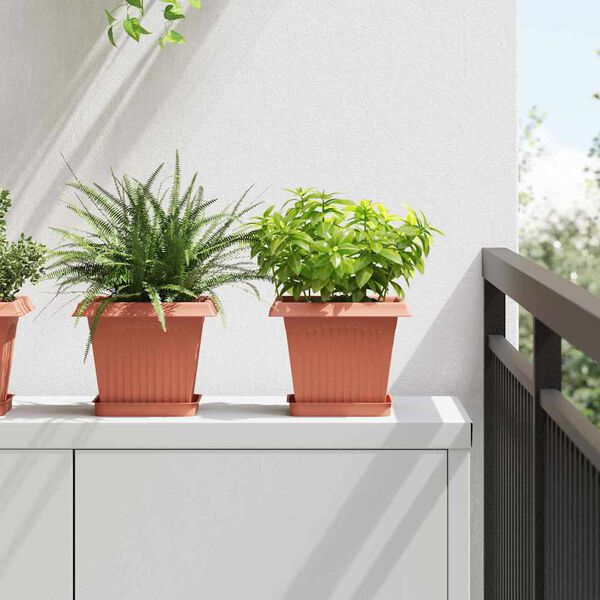 vidaXL &Tau;&epsilon;&tau;&rho;ά&gamma;&omega;&nu;&eta; &Gamma;&lambda;ά&sigma;&tau;&rho;&alpha; &gamma;&iota;&alpha; &Lambda;&omicron;&upsilon;&lambda;&omicron;ύ&delta;&iota;&alpha; 24 pcs &Kappa;&epsilon;&rho;&alpha;&mu;&iota;&delta;ί 20 x 20 x 16 &epsilon;&kappa;