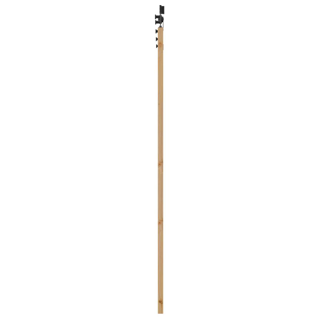 vidaXL Συρόμενη Πόρτα ORKDAL Καφέ 93 x 202 cm Ξύλο και μέταλλο