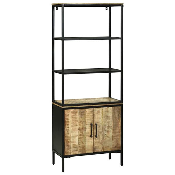 vidaXL Highboard Καφέ 70 x 35 x 180 εκ. Μασίφ ξύλο μάνγκο