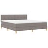 vidaXL &Kappa;&rho;&epsilon;&beta;ά&tau;&iota; &mu;&epsilon; &epsilon;&lambda;&alpha;&tau;ή&rho;&iota;&alpha; &mu;&epsilon; &sigma;&tau;&rho;ώ&mu;&alpha; Taupe 180 x 200 cm ύ&phi;&alpha;&sigma;&mu;&alpha;
