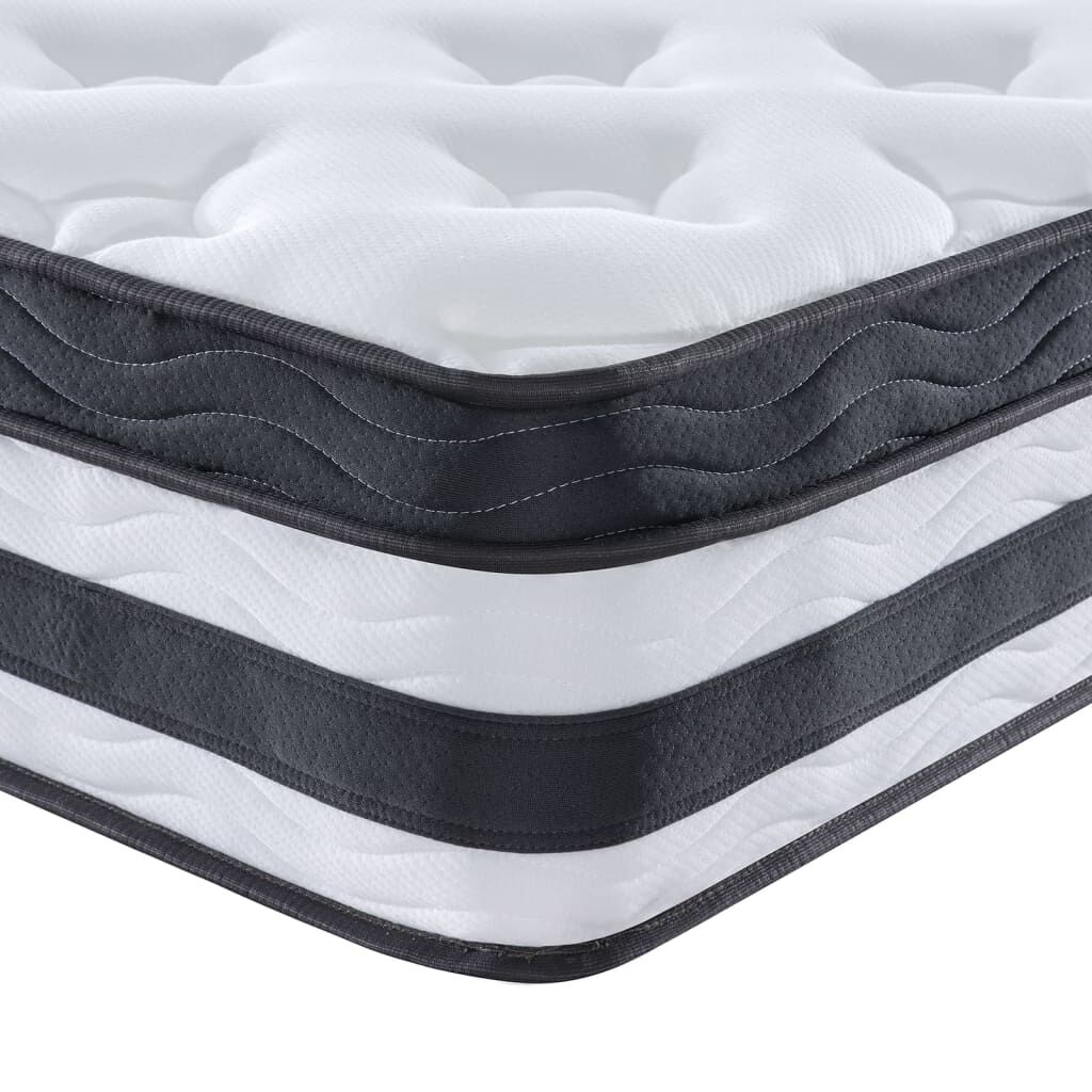 vidaXL Στρώμα με Pocket Springs Μεσαία Σκληρότητα 200 x 200 εκ.