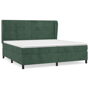 vidaXL &Kappa;&rho;&epsilon;&beta;ά&tau;&iota; Boxspring &mu;&epsilon; &Sigma;&tau;&rho;ώ&mu;&alpha; &Sigma;&kappa;&omicron;ύ&rho;&omicron; &Pi;&rho;ά&sigma;&iota;&nu;&omicron; 200x200&epsilon;&kappa;. &Beta;&epsilon;&lambda;&omicron;ύ&delta;&iota;&nu;&omicron;