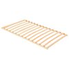 vidaXL Βάση κρεβατιού με λάμες Καφέ 120 x 190 cm Στερεό Ξύλο Μηλιάς