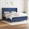 vidaXL &Kappa;&rho;&epsilon;&beta;ά&tau;&iota; Boxspring &mu;&epsilon; &Sigma;&tau;&rho;ώ&mu;&alpha; &Mu;&pi;&lambda;&epsilon; 180x200 &epsilon;&kappa;. &Upsilon;&phi;&alpha;&sigma;&mu;ά&tau;&iota;&nu;&omicron;