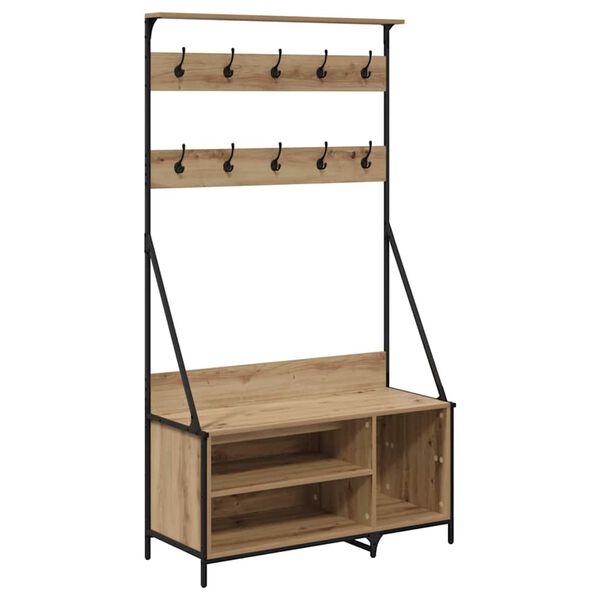 vidaXL &Rho;ά&phi;&iota; &Rho;&omicron;ύ&chi;&omega;&nu; Artisan Oak 100 x 41 x 184 &epsilon;&kappa; &Epsilon;&pi;&epsilon;&xi;&epsilon;&rho;&gamma;&alpha;&sigma;&mu;έ&nu;&omicron; &xi;ύ&lambda;&omicron;