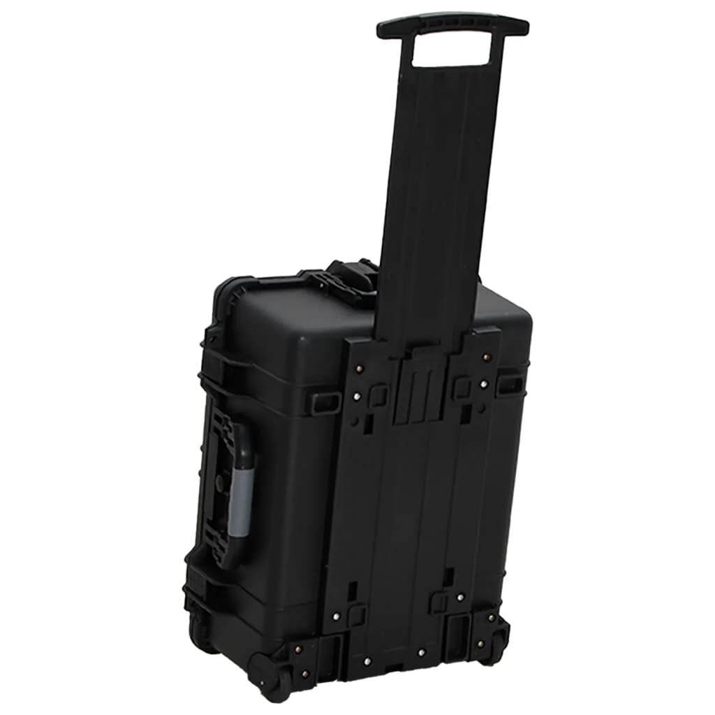vidaXL Θήκη Πτήσης με Ρόδες Μαύρη 58 x 45 x 27 εκ. από Πολυπροπυλένιο