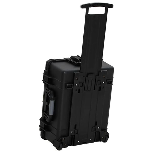 vidaXL Θήκη Πτήσης με Ρόδες Μαύρη 58 x 45 x 27 εκ. από Πολυπροπυλένιο