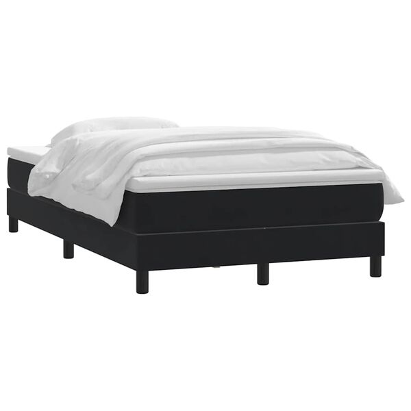 vidaXL &Kappa;&rho;&epsilon;&beta;ά&tau;&iota; Boxspring &mu;&epsilon; &Sigma;&tau;&rho;ώ&mu;&alpha; &Mu;&alpha;ύ&rho;&omicron; 1120x210 &epsilon;&kappa;. &Beta;&epsilon;&lambda;&omicron;ύ&delta;&iota;&nu;&omicron;