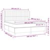 vidaXL &Kappa;&rho;&epsilon;&beta;ά&tau;&iota; Boxspring &mu;&epsilon; &Sigma;&tau;&rho;ώ&mu;&alpha; Taupe 180x200 &epsilon;&kappa;. &Upsilon;&phi;&alpha;&sigma;&mu;ά&tau;&iota;&nu;&omicron;