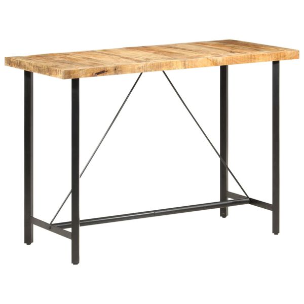 vidaXL Τραπέζι Μπαρ 150 x 70 x 107 εκ. Ακατέργαστο Ξύλο Μάνγκο