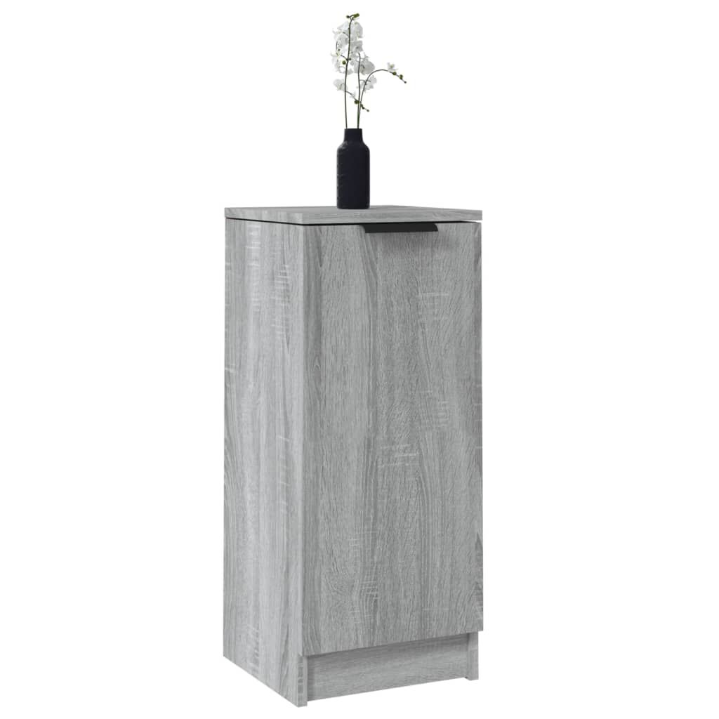 vidaXL Ντουλάπια 2 τεμ. Γκρι Sonoma 30x30x70 εκ. Επεξεργασμένο Ξύλο