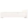 vidaXL Πλαίσιο Κρεβατιού Συρτάρια Λευκό 180 x 200 εκ Super King Size