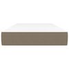 vidaXL Στρώμα με Pocket Springs Taupe 120x190x20 εκ. Υφασμάτινο