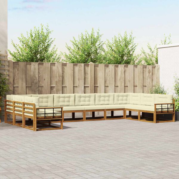 vidaXL &Sigma;&epsilon;&iota;&rho;ά &Kappa;&alpha;&nu;&alpha;&pi;έ &Epsilon;&xi;&omega;&tau;&epsilon;&rho;&iota;&kappa;&omicron;ύ &mu;&epsilon; &mu;&alpha;&xi;&iota;&lambda;ά&rho;&iota; 10 pcs &Phi;&upsilon;&sigma;&iota;&kappa;ό &kappa;&alpha;&iota; &Kappa;&rho;έ&mu;&alpha;