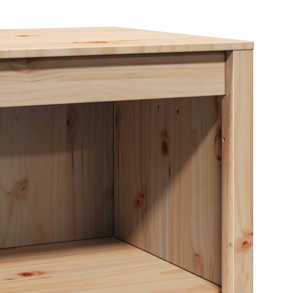vidaXL Ντουλάπι Κουζίνας Εξωτερικού 106x55x92 cm Μασίφ Ξύλο Πεύκου