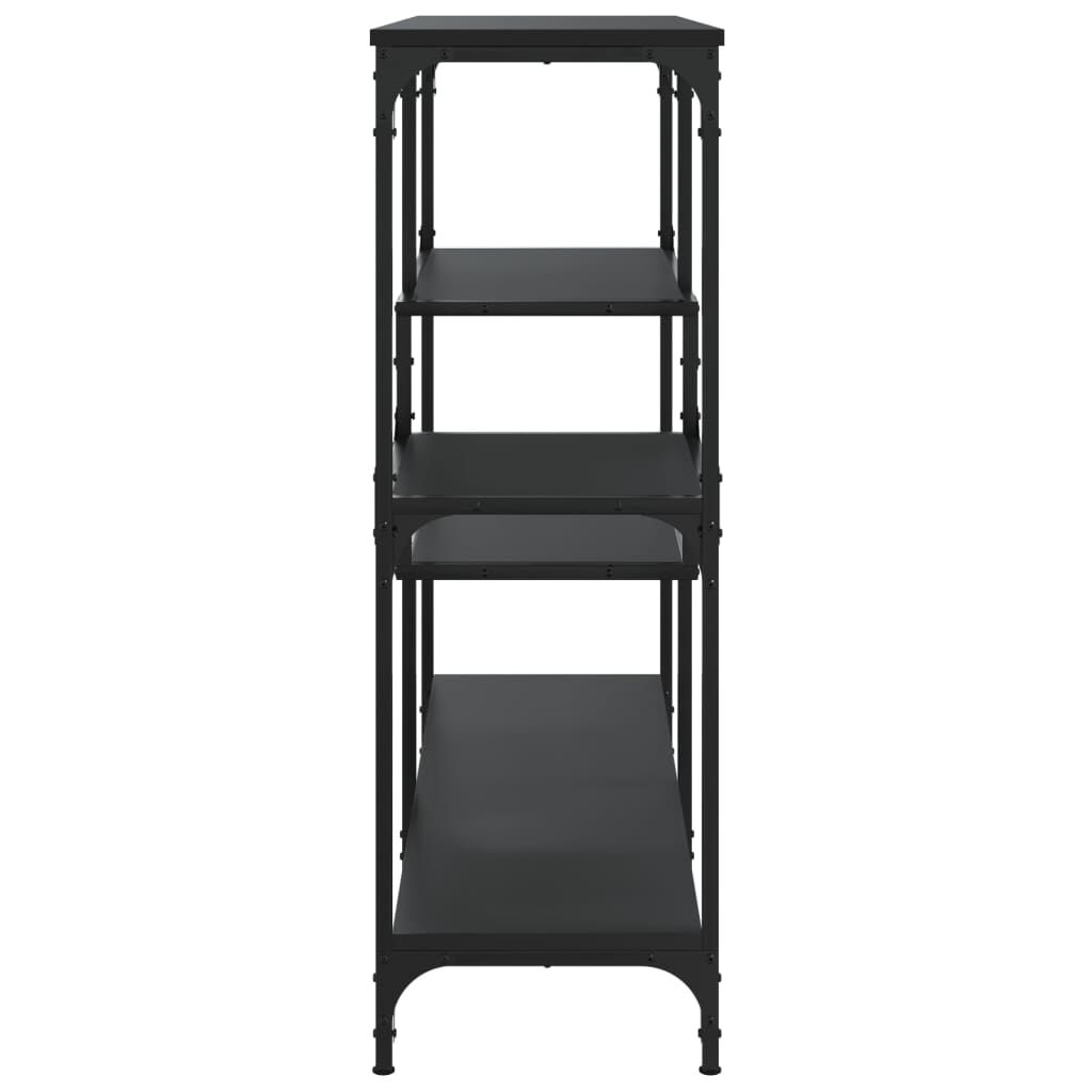 vidaXL Τραπέζι Κονσόλα Μαύρο 103x32x95 εκ. Επεξεργασμένο Ξύλο