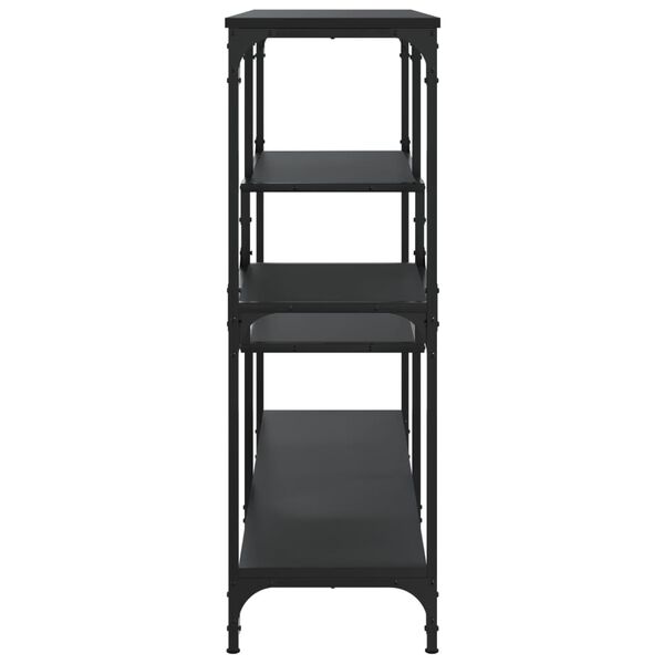 vidaXL Τραπέζι Κονσόλα Μαύρο 103x32x95 εκ. Επεξεργασμένο Ξύλο
