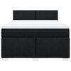 vidaXL &Kappa;&rho;&epsilon;&beta;ά&tau;&iota; Boxspring &mu;&epsilon; &Sigma;&tau;&rho;ώ&mu;&alpha; &Mu;&alpha;ύ&rho;&omicron; 140x190 &epsilon;&kappa;. &Upsilon;&phi;&alpha;&sigma;&mu;ά&tau;&iota;&nu;&omicron;