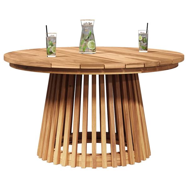 vidaXL Τραπέζι Καφέ Κήπου Καφέ 70 x 70 x 40 εκ Μασίφ ξύλο teak