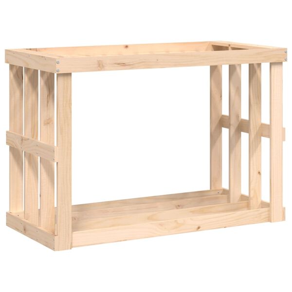 vidaXL Ξυλοθήκη Εξ. Χώρου 108x52x74 εκ. από Μασίφ Ξύλο Πεύκου