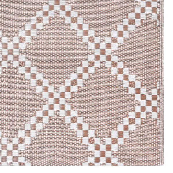 vidaXL Χαλί εξωτερικού χώρου ARAKIL καφέ 160x230 cm PP