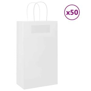 vidaXL &Chi;ά&rho;&tau;&iota;&nu;&epsilon;&sigmaf; &sigma;&alpha;&kappa;&omicron;ύ&lambda;&epsilon;&sigmaf; 50 &tau;&epsilon;&mu;ά&chi;&iota;&alpha; &mu;&epsilon; &chi;&epsilon;&rho;&omicron;ύ&lambda;&iota;&alpha; &Lambda;&epsilon;&upsilon;&kappa;ό 21x11x36 &epsilon;&kappa;.