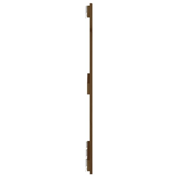 vidaXL Κεφαλάρι Τοίχου Μελί 185x3x90 εκ. από Μασίφ Ξύλο Πεύκου