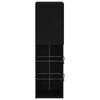 vidaXL Ντουλάπι TV 2 pcs Μαύρο 30.5 x 30 x 102 εκ Επεξεργασμένο ξύλο