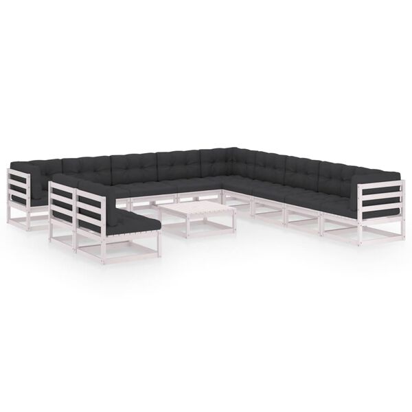 vidaXL &Sigma;&alpha;&lambda;ό&nu;&iota; &Kappa;ή&pi;&omicron;&upsilon; 12 &tau;&epsilon;&mu;. &Lambda;&epsilon;&upsilon;&kappa;ό &alpha;&pi;ό &Mu;&alpha;&sigma;ί&phi; &Xi;ύ&lambda;&omicron; &Pi;&epsilon;ύ&kappa;&omicron;&upsilon; &mu;&epsilon; &Mu;&alpha;&xi;&iota;&lambda;ά&rho;&iota;&alpha;