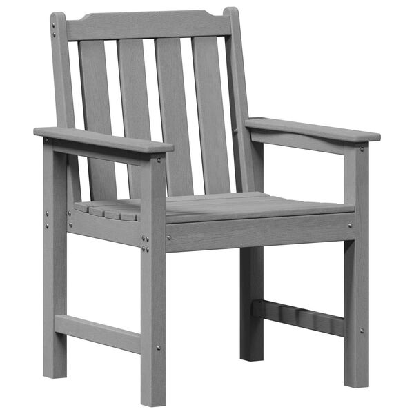 vidaXL Καρέκλες Κήπου 6 τεμ Ανοιχτό Γκρι 65.5x55.5x88 εκ. HDPE
