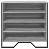 vidaXL Παπουτσοθήκη Γκρι Sonoma 80x38x78 εκ. από Επεξεργασμένο Ξύλο