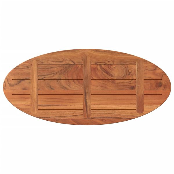 vidaXL Επιφάνεια Τραπεζιού Οβάλ 140x50x2,5 εκ. Μασίφ Ξύλο Ακακίας
