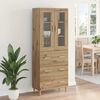 vidaXL Highboard &mu;&epsilon; &sigma;&upsilon;&rho;&tau;ά&rho;&iota; Artisan Oak 69,5 x 34 x 180 &epsilon;&kappa;.
