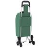 vidaXL Καρότσι Αγορών Πράσινο 39.5 x 33 x 93 εκ Ύφασμα Oxford