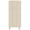 vidaXL Ντουλάπι HAMAR Καφέ Μελί 85 x 35 x 80 εκ. Μασίφ Ξύλο Πεύκου