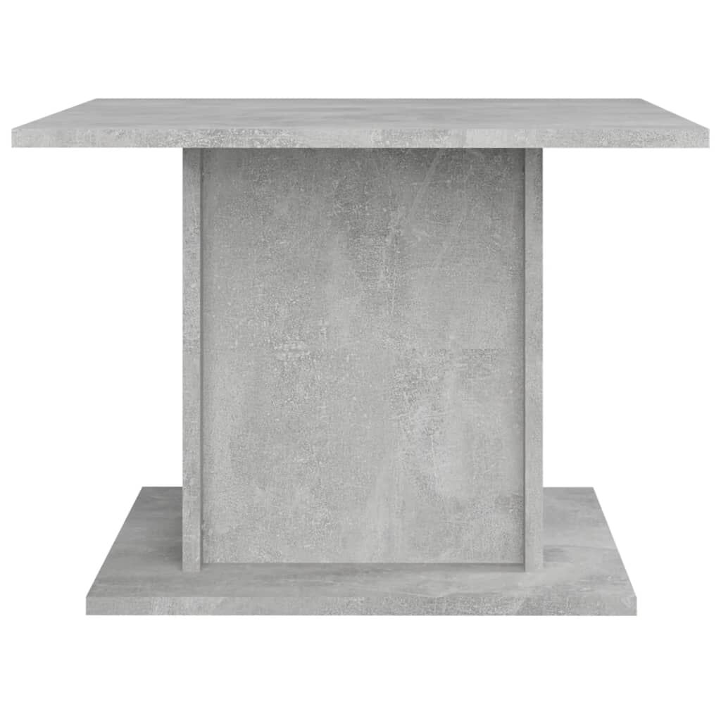 vidaXL Τραπεζάκι Σαλονιού Γκρι Σκυροδ. 55,5x55,5x40 εκ. Επεξεργ. Ξύλο