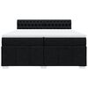 vidaXL &Kappa;&rho;&epsilon;&beta;ά&tau;&iota; Boxspring &mu;&epsilon; &Sigma;&tau;&rho;ώ&mu;&alpha; &Mu;&alpha;ύ&rho;&omicron; 200x200 &epsilon;&kappa;. &Upsilon;&phi;&alpha;&sigma;&mu;ά&tau;&iota;&nu;&omicron;