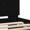 vidaXL Σκελετός Κρεβατιού Μαύρη δρυς 90 x 190 cm Επεξεργασμένο ξύλο