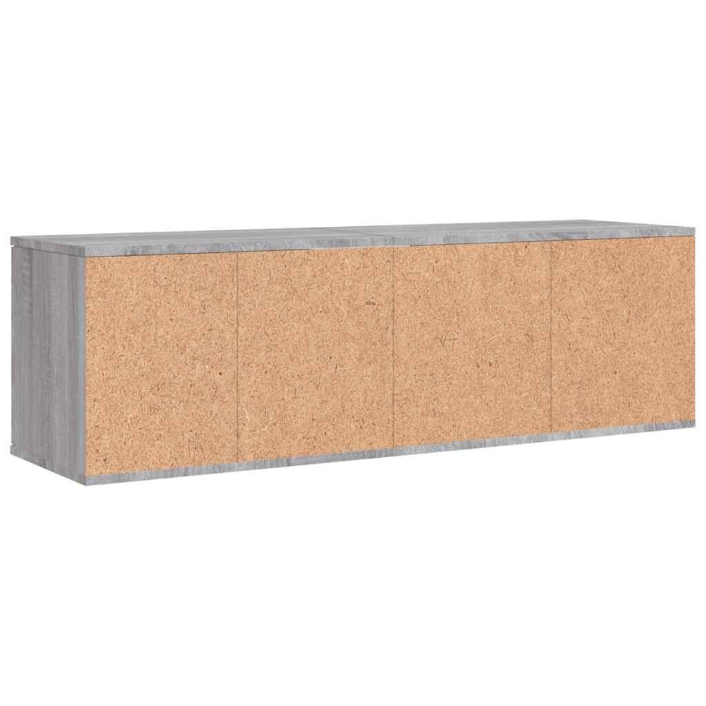 vidaXL Έπιπλο Τηλεόρασης Γκρι Sonoma 120 x 34 x 37 εκ. από Επεξ. Ξύλο